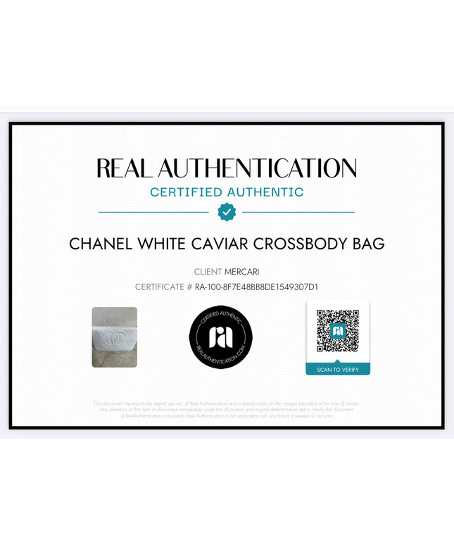 Chanel white flap Wallet on Chain bag