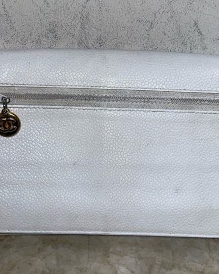 Chanel white flap Wallet on Chain bag
