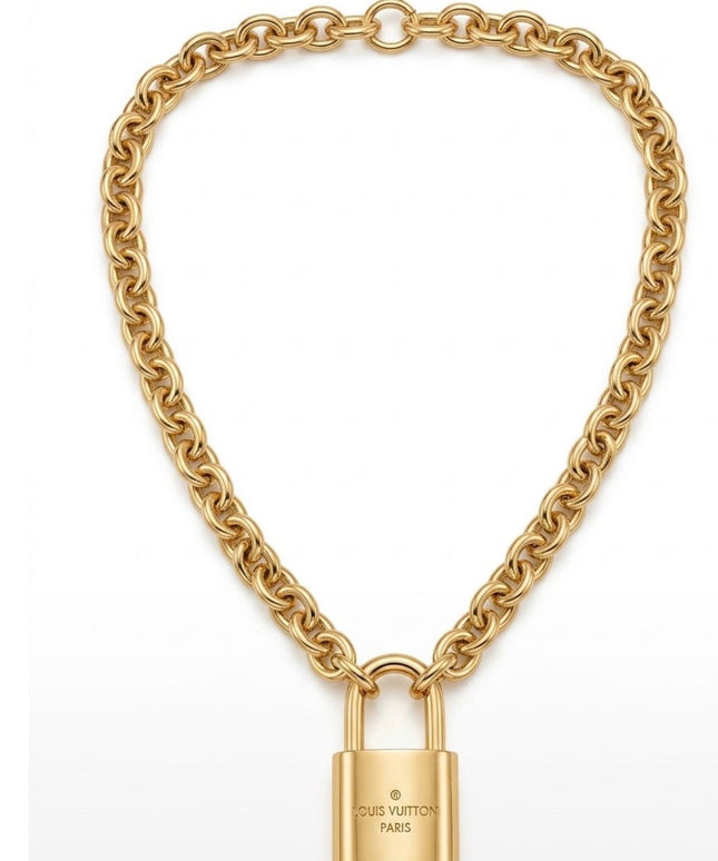 Louis Vuitton Locket Chain Necklace