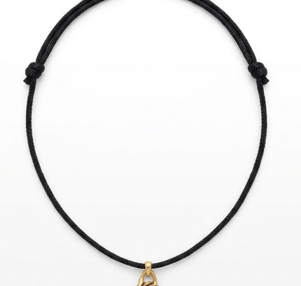 Chanel Small CC Medallion Cord Necklace