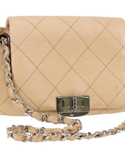 CHANEL Wild Stitch Chain Shoulder Bag