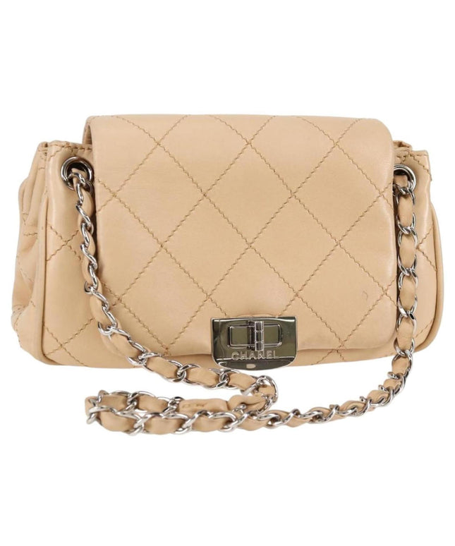CHANEL Wild Stitch Chain Shoulder Bag
