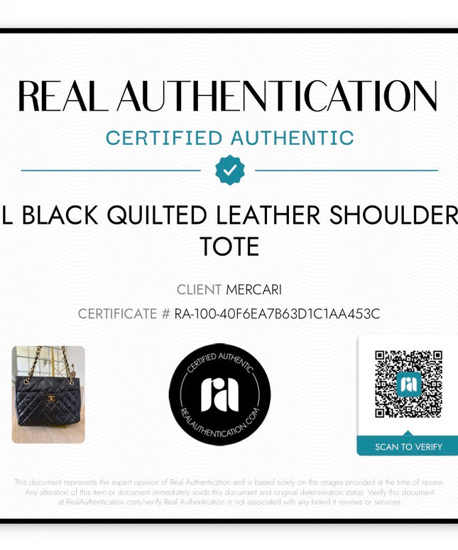 Chanel Chain Turn-Lock Shoulder Tote – Black Quilted Leather