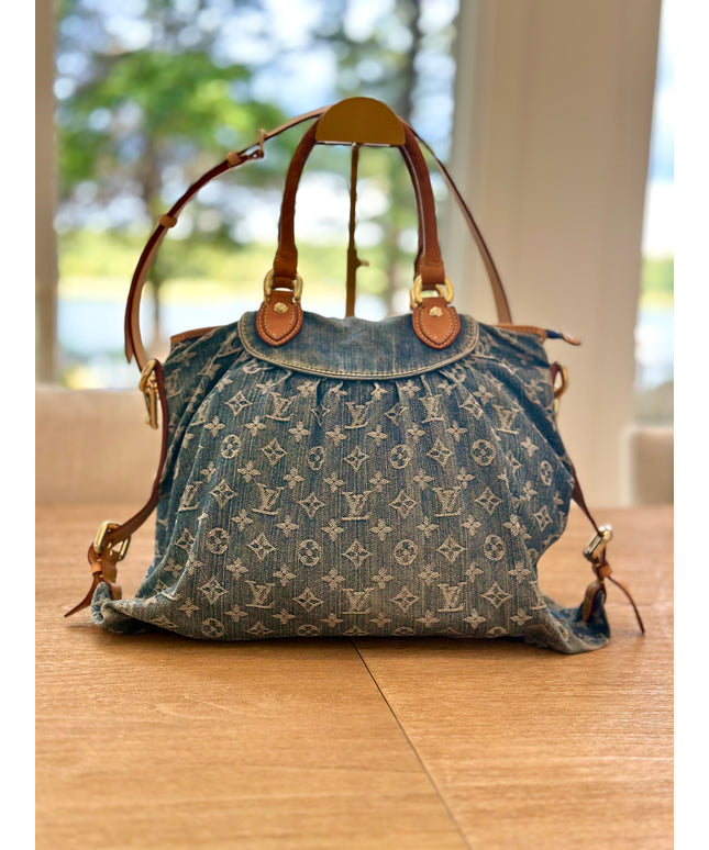 Louis Vuitton monogram denim cabby neocavi bag