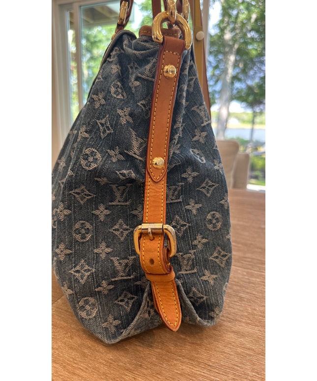 Louis Vuitton monogram denim cabby neocavi bag