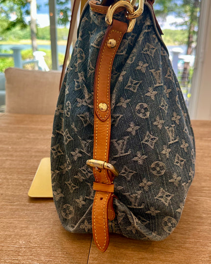 Louis Vuitton monogram denim cabby neocavi bag