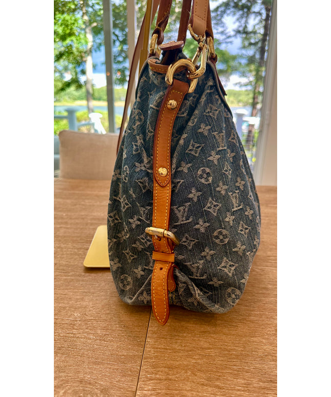 Louis Vuitton monogram denim cabby neocavi bag