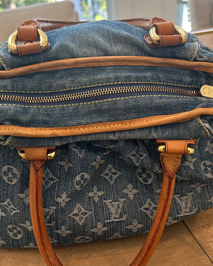 Louis Vuitton monogram denim cabby neocavi bag