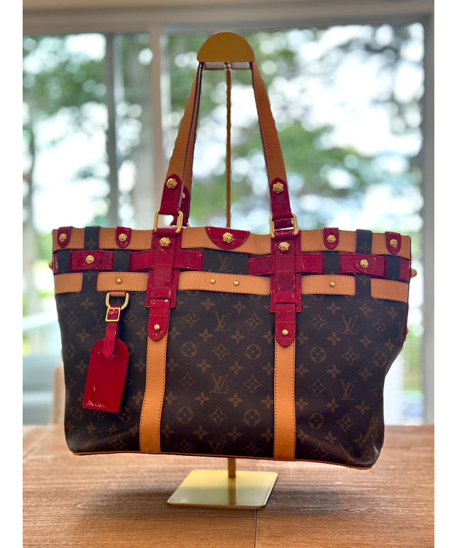 Louis Vuitton Salina Limited Edition Rubis Monogram Canvas GM tote