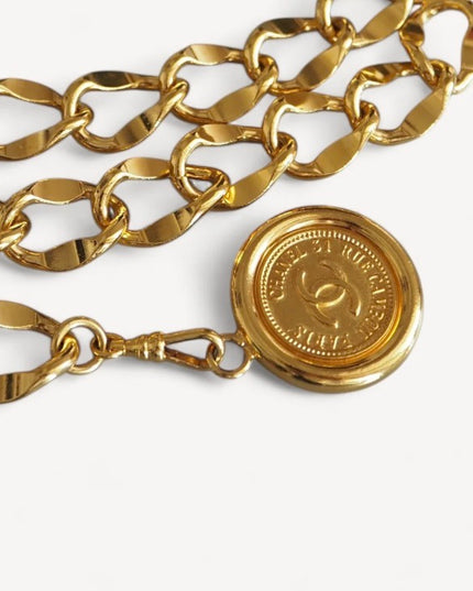 2 chain medallion belt
