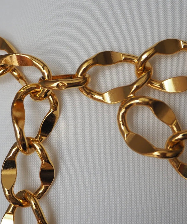 Chanel Two-Chain Medallion Belt