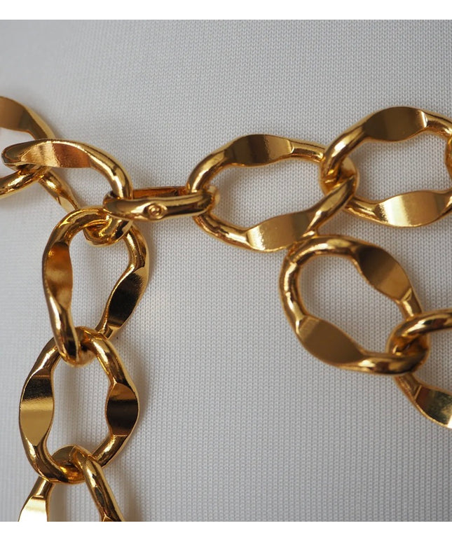 2 chain medallion belt