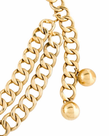 2 ball chain belt