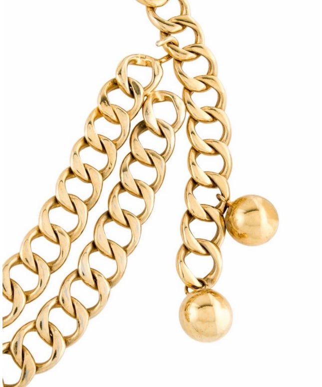 2 ball chain belt