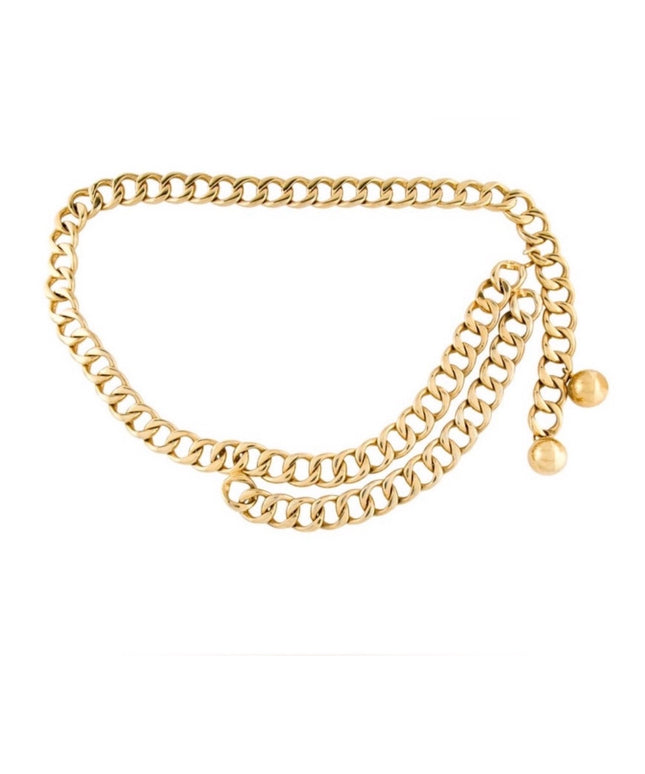 2 ball chain belt