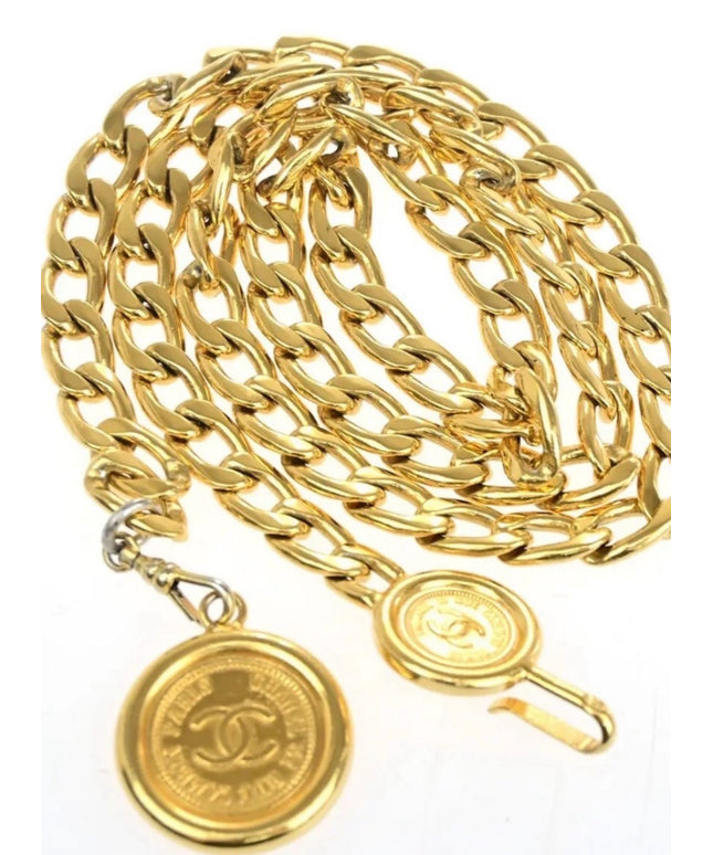 2 Medallion chain belt
