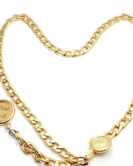 2 Medallion chain belt