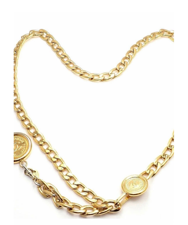 2 Medallion chain belt