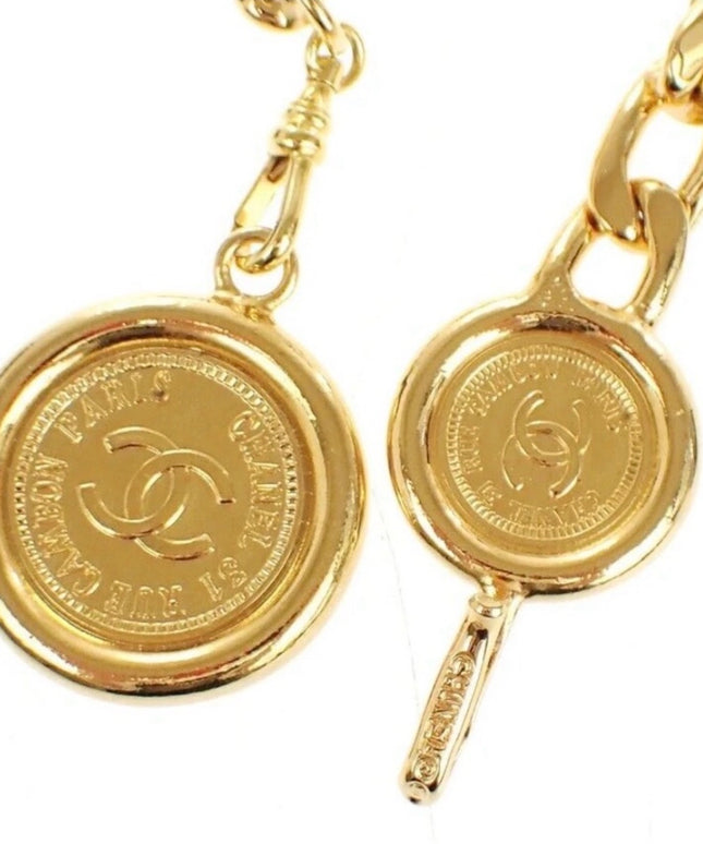 Chanel Double Medallion Chain Belt