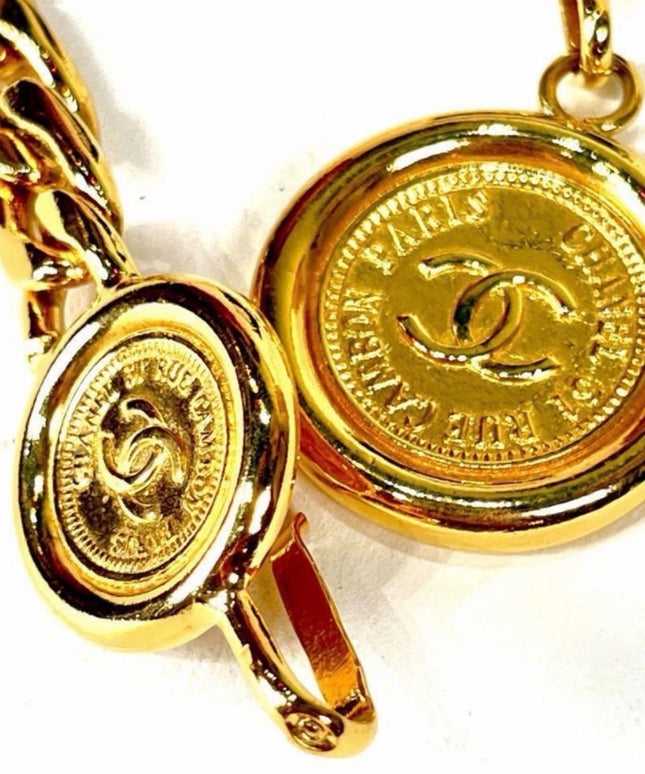 Chanel Double Medallion Chain Belt