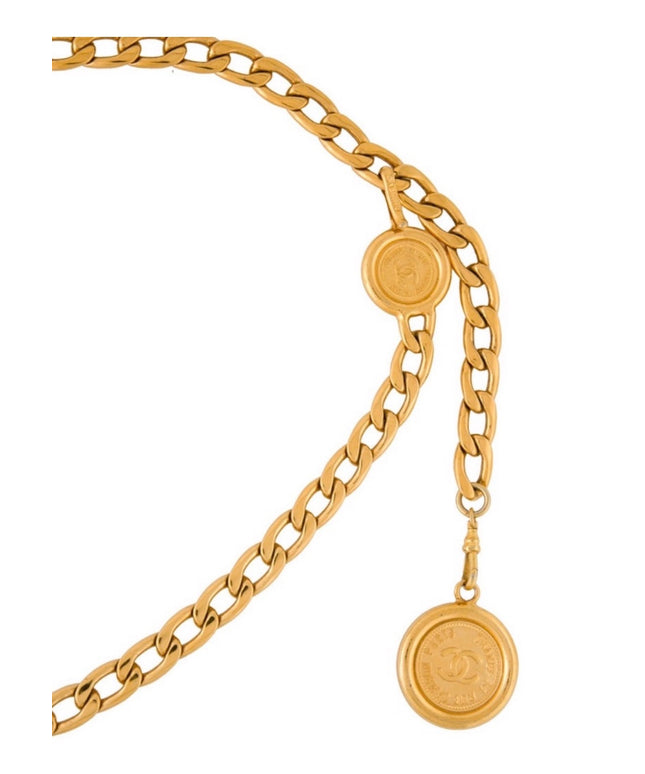 2 Medallion chain belt