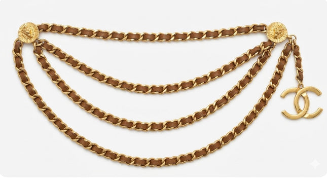 Chanel Lion Head Chain Belt