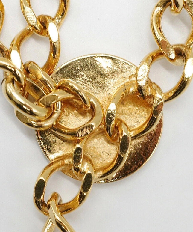 Chanel Three-Chain Emblem Belt