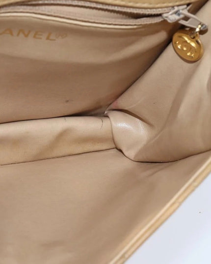 Chanel Matelasse chain crossbody Tan flap  bag chain crossbody bag