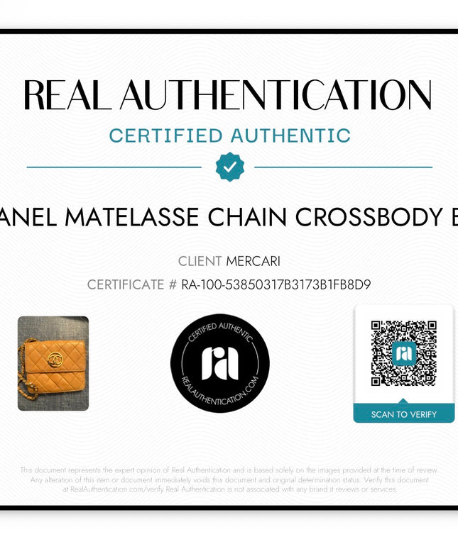 Chanel Matelasse Flap Bag – Tan Lambskin with Chain Strap