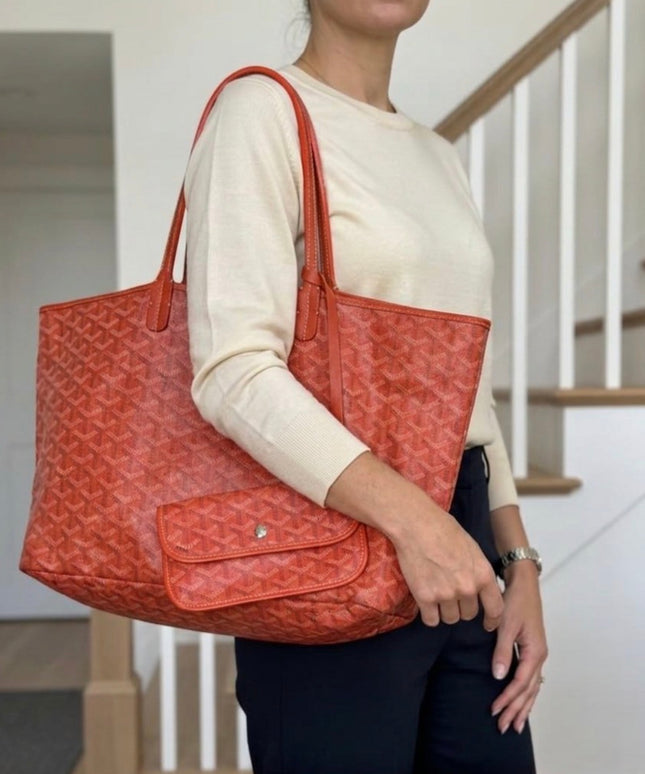Goyard Saint Louis PM Tote – Orange