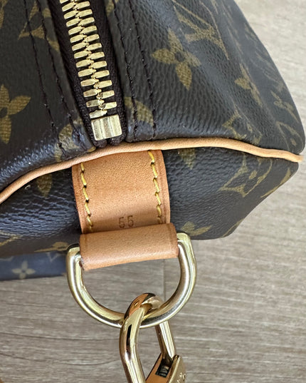 Sold!! Louis Vuitton monogram keepall 55 bandoulier duffle