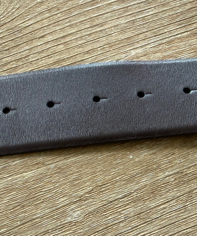 Chanel Brown Calfskin Leather Belt