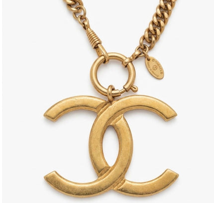 Chanel chain Interlocking CC necklace