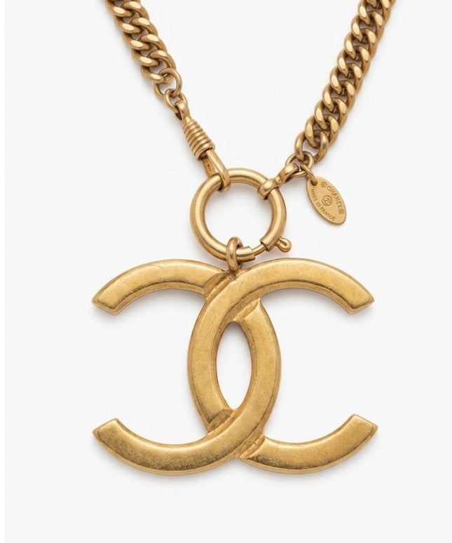 Chanel chain Interlocking CC necklace