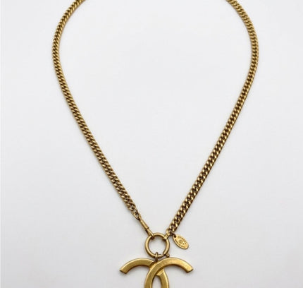 Chanel chain Interlocking CC necklace