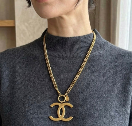 Chanel chain Interlocking CC necklace
