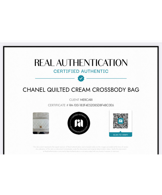 Sold!! Chanel cream quilted calfskin leather flap turn lock WOC crossbody bag