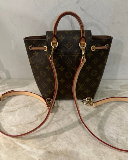 Sold!! authentic Louis Vuitton monogram montsouris BB backpack