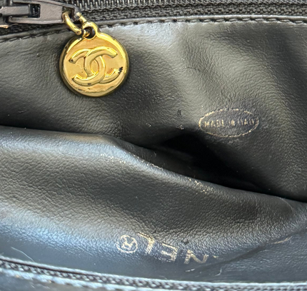 sold!! Chanel Top Handle Bowler Bag – black Calfskin with Crossbody Strap