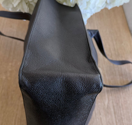 Chanel Large Chain Tote with Turn Lock – Black Caviar Leather
