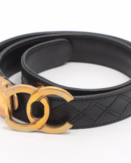 Chanel leather belt