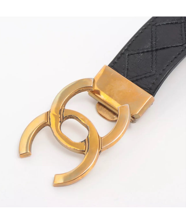 Chanel leather belt