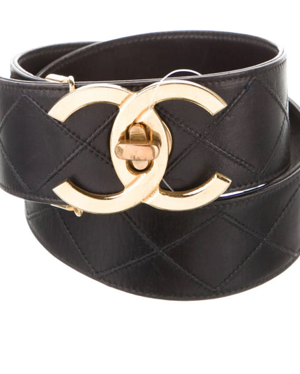 Chanel leather belt