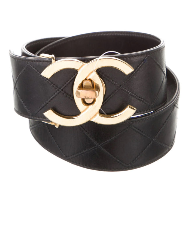 Chanel leather belt