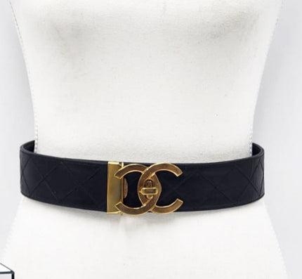 Chanel leather belt