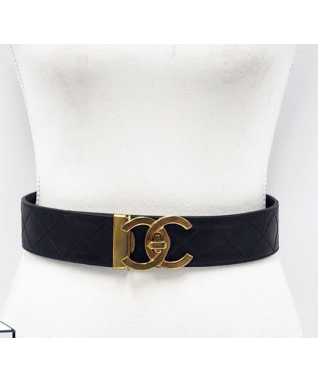 Chanel leather belt