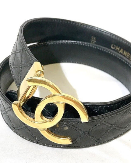 Chanel leather belt