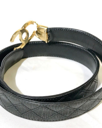 Chanel leather belt