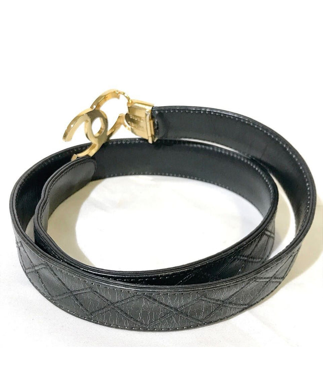 Chanel leather belt
