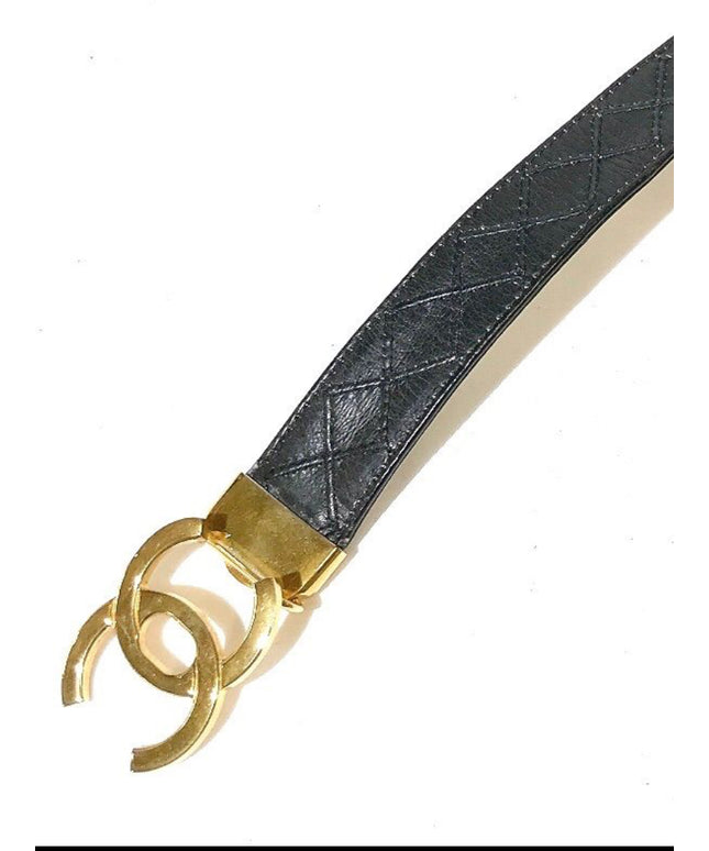 Chanel leather belt